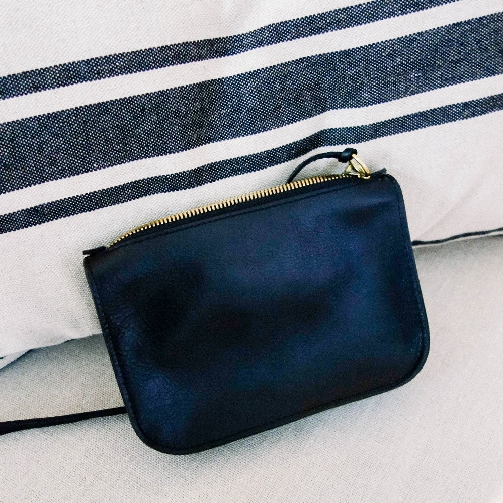 Madewell Black Waist Belt Bag - M , new with tags